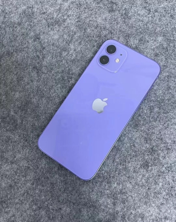 苹果12底价处理 　紫色　功能完好 128...
