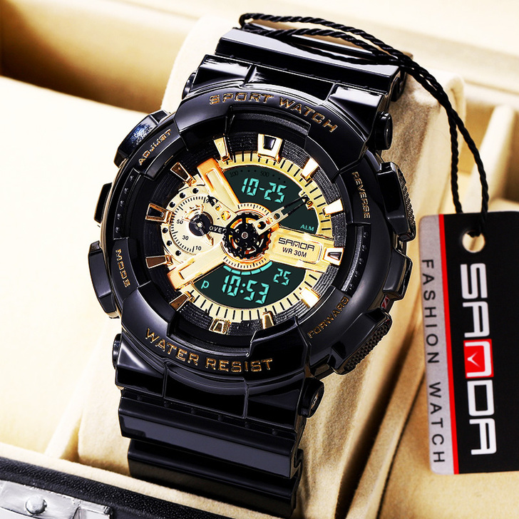 三达 腕表，红色钢铁侠款~ 全新带吊牌~