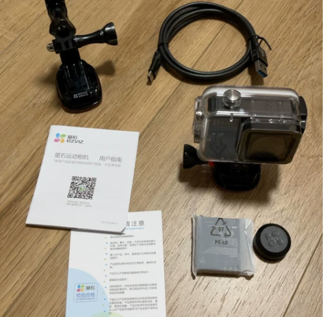 22年三月份购入的萤石s6运动相机,4K超...