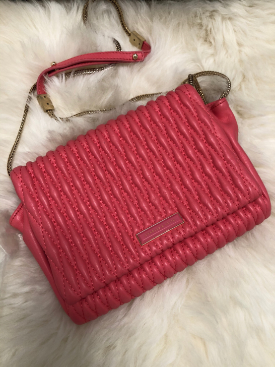 小ck桃红色拎包/斜挎包