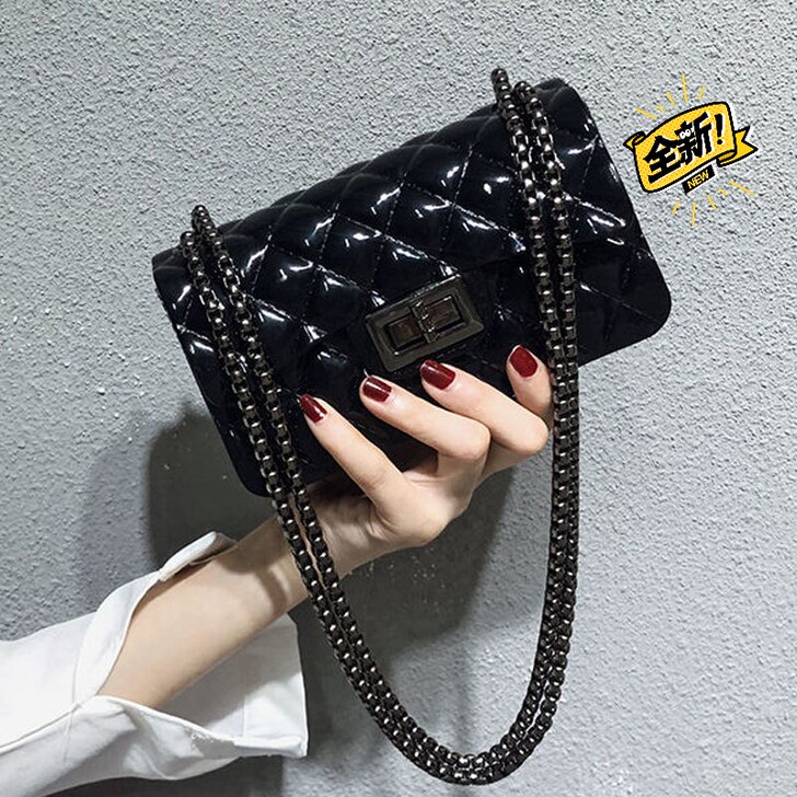 【全新包邮】抖音爆款超火同款果冻包包女斜挎...