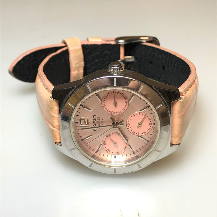 卡西欧CASIO六针石英女表,刚换上瑞士电...