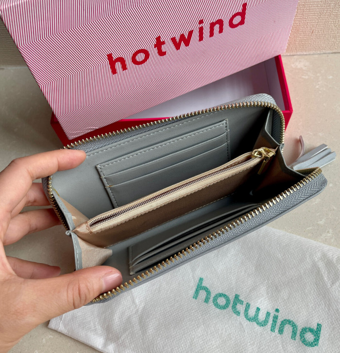 hotwind热风手腕拉链钱包 女士时尚简...