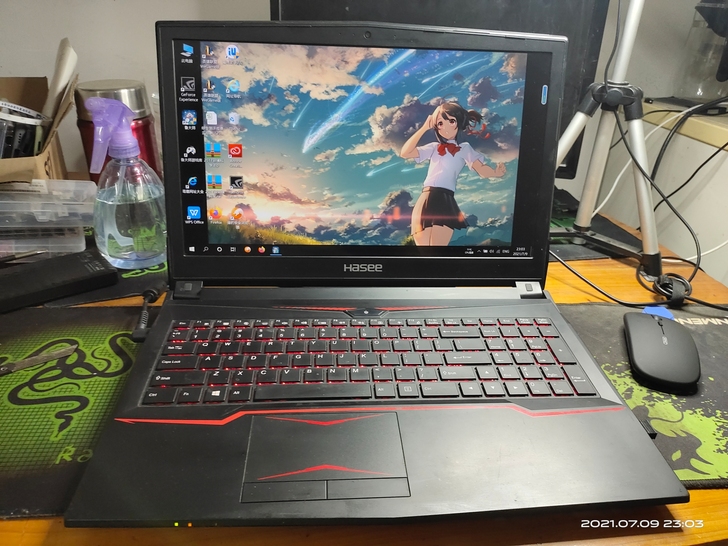 神舟战神i5七代 gtx1050游戏本性能...