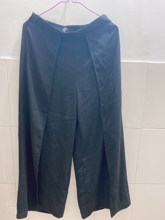 美特斯邦威阔腿裤女夏装百搭九分裤子港风裤子潮