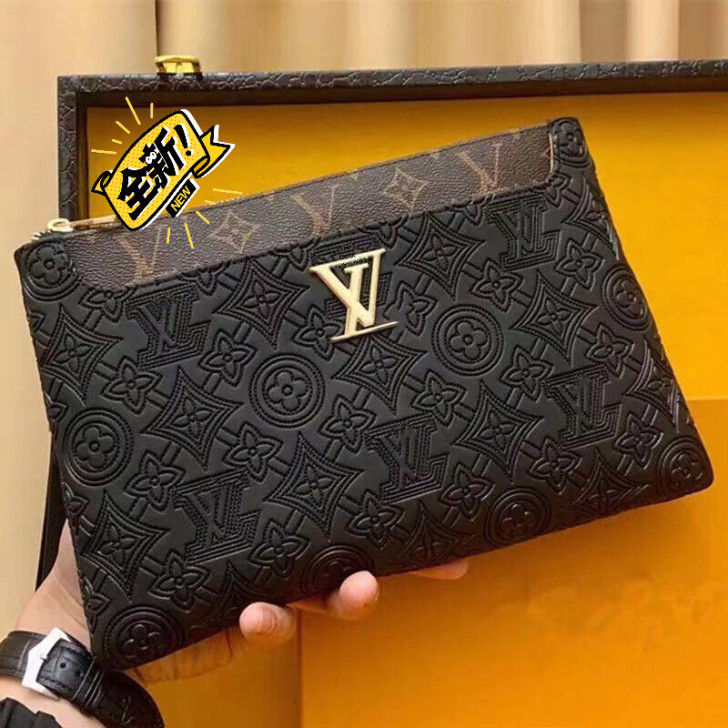 【私人订制】新款男士手包手拿包牛皮手抓包男...