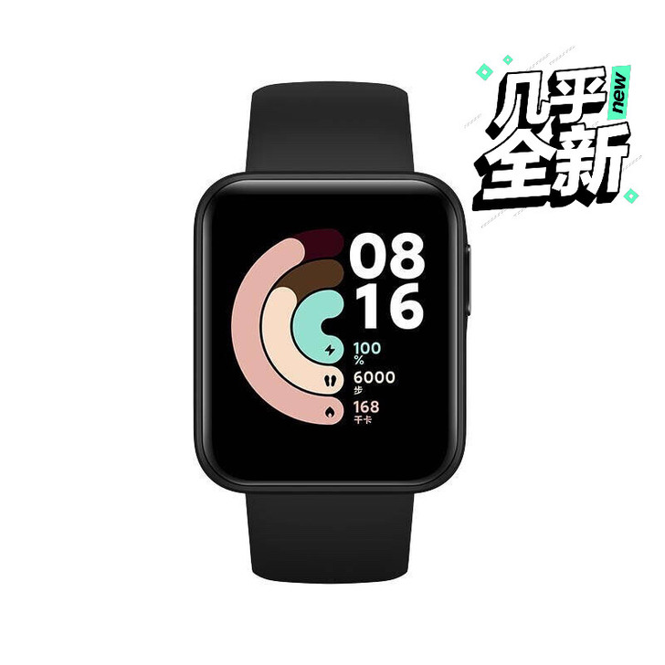 小米实体店购买，Redmi典雅黑，表盘无划...