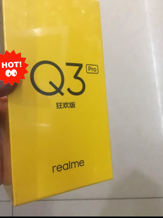 realme真我Q3pro狂欢版手机全新现...