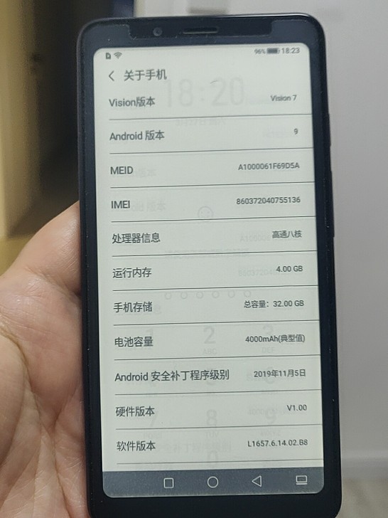 海信face notef1    4+32...