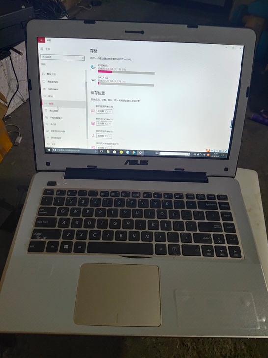 华硕笔记本型号X455Y功能正常 成色新...