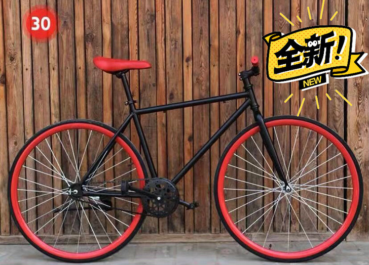 死飞自行车 轻便自行车26寸倒刹，倒刹死飞