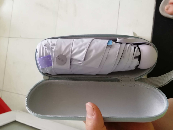 特价,天堂伞黑胶防晒防紫外线超轻胶囊小伞折...