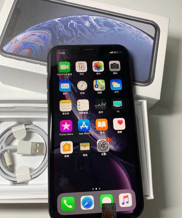 二手苹果XR黑色 全网通面容解锁 iPho...