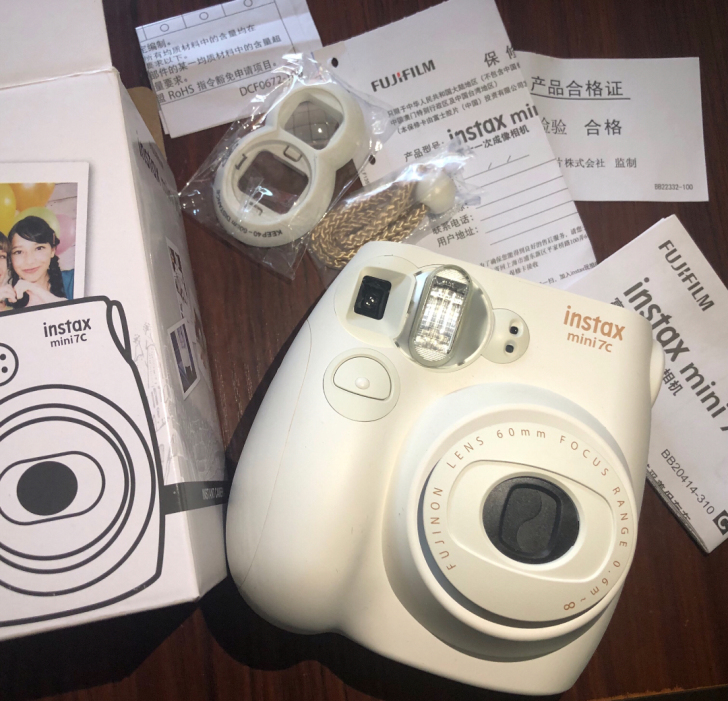 拍立得mini7c 99新 白色 还没用过...
