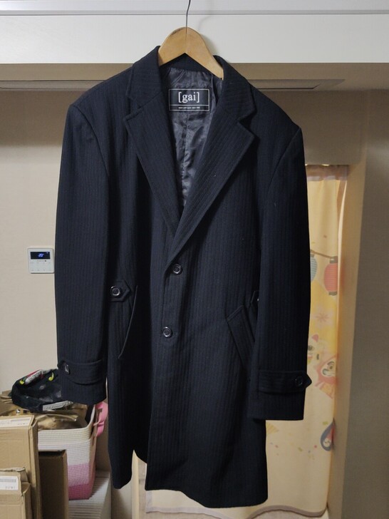 男式中长款韩版风衣