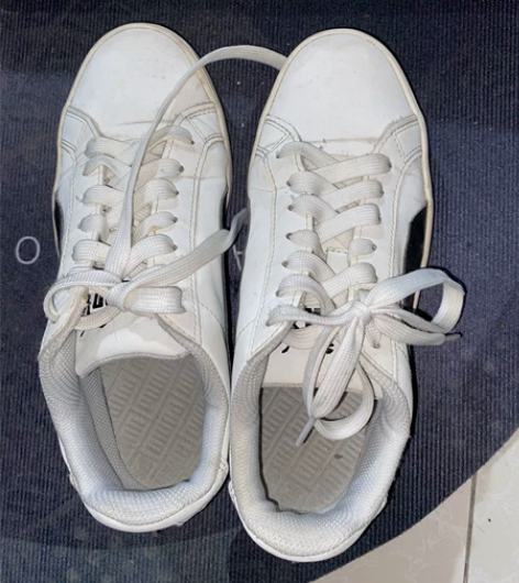 PUMA/彪马 黑白 运动休闲鞋 男女 板...