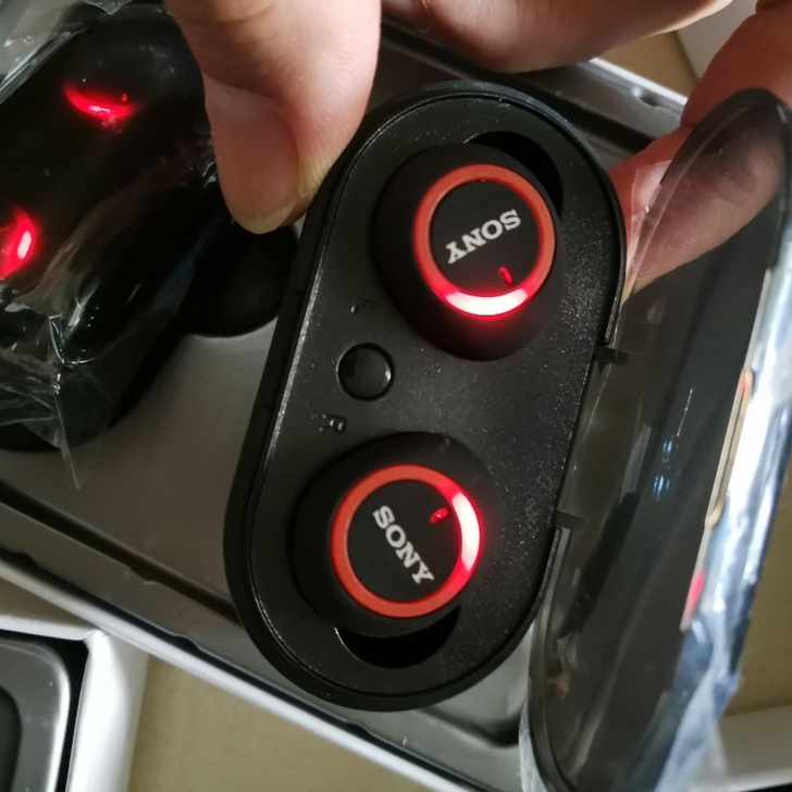 耳机索尼无线蓝牙耳机入耳式运动耳机重低音耳...