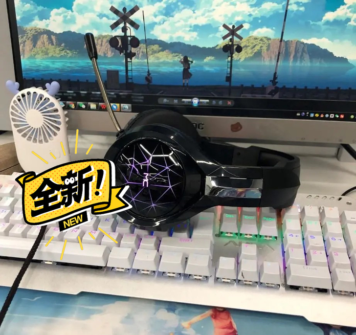 耳机头戴式电脑耳麦电竞游戏吃鸡台式笔记本带...