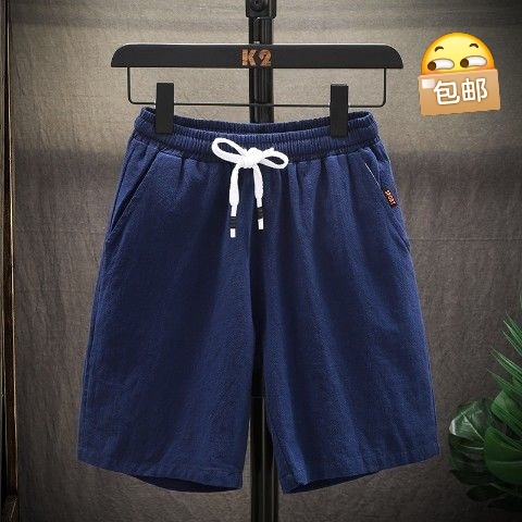 纯棉短裤男夏季五分裤夏季潮流沙滩运动裤男士...