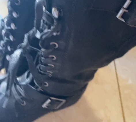 真皮骑士靴37码 超级舒服的一款 转手原因...