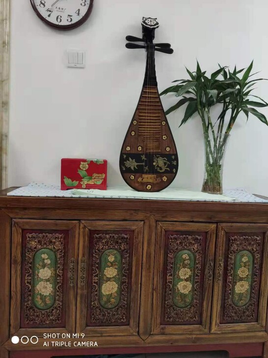 正常乐器琵琶弹拨演出功能同时还具备了拍摄装...