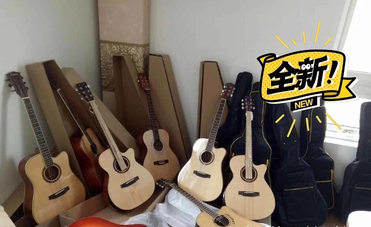 【琴行处理一次没用】单板吉他全新38寸单板...