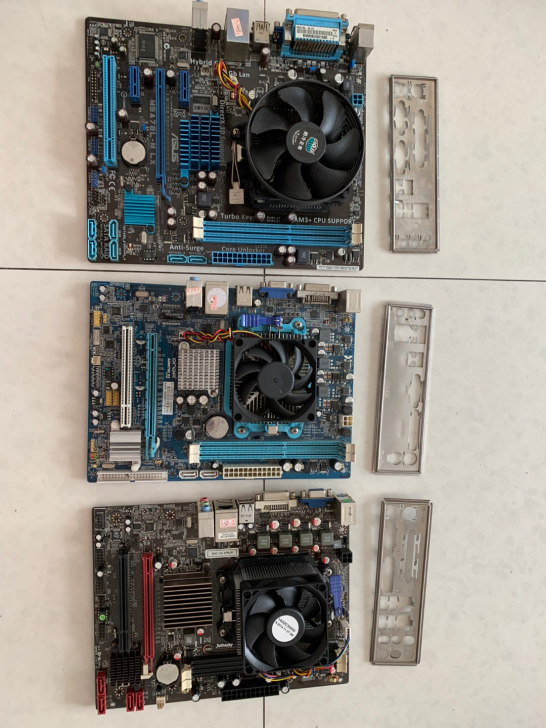 昂达，捷波，华硕A78+亮机cpu