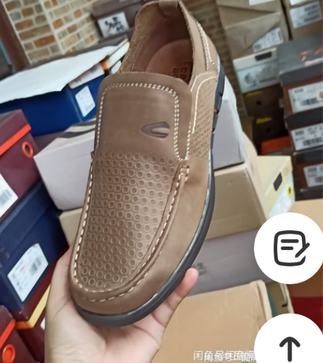 （赔钱处理轻微瑕疵鞋）德国骆驼真男鞋 头层...