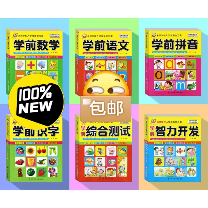 【全6冊 幼小衔接】全套学前幼儿园书籍早教...