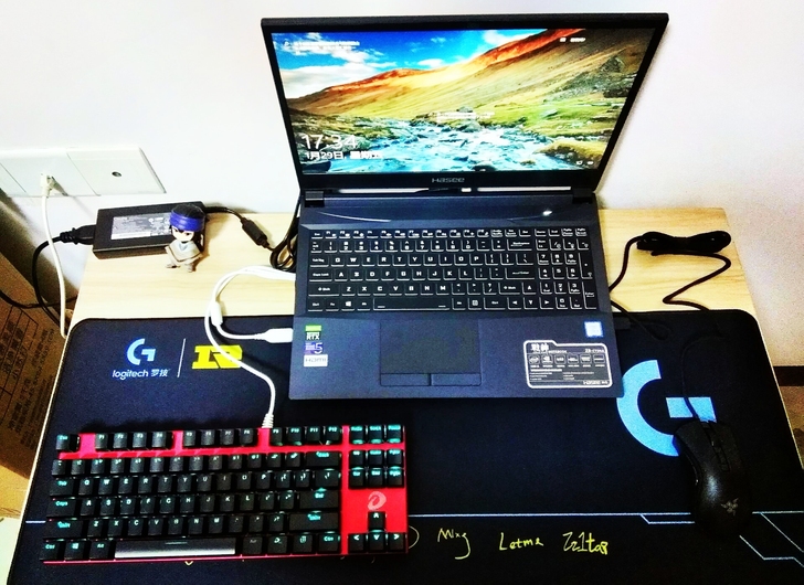 【厂家直销】全新rng联名款罗技鼠标垫超大...