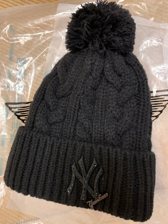 MLB毛线帽子 专柜正品保证 戴过一次闲置...