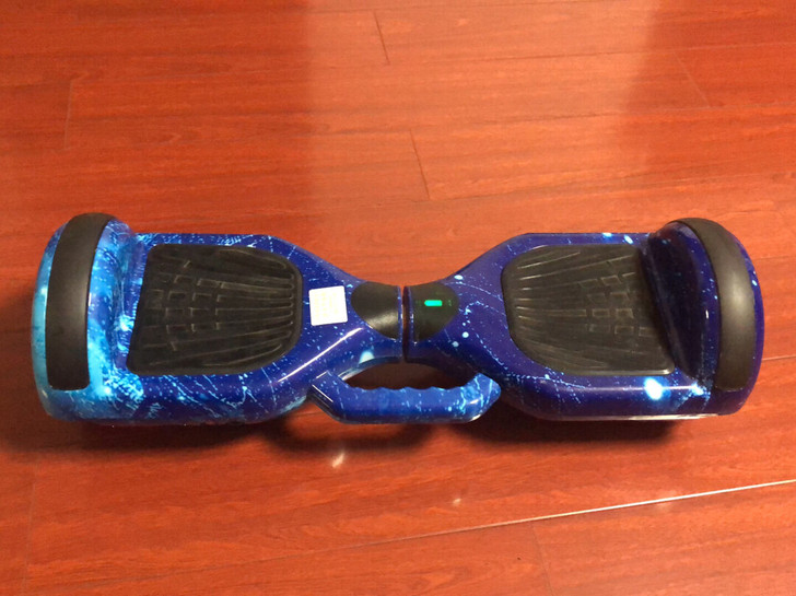 超盛智能电动平衡车儿童，36v，蓝星空，蓝...