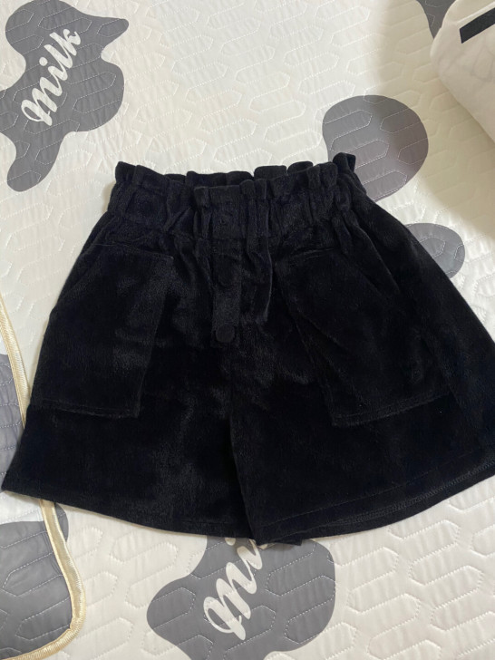 秋冬毛呢短裤#