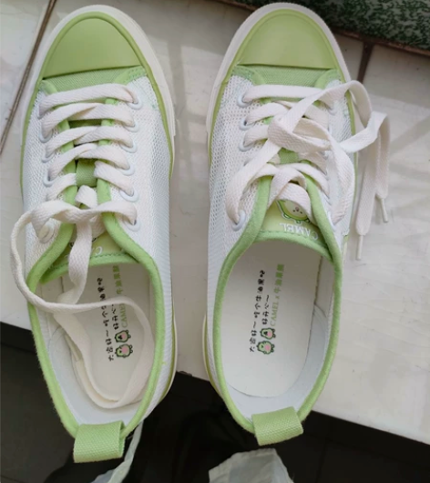 骆驼软底板鞋，35码，几乎全新，仅试穿，发...