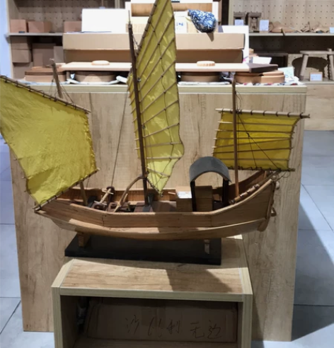手工做船模型摆件，纯实木手工制作，一帆风顺...