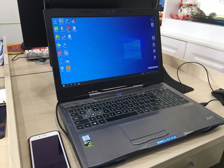 笔记本机械师F117用一年多了,买了700...