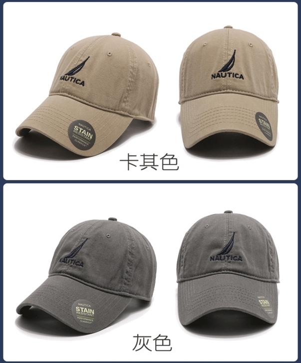 nautica 男 软顶 防晒 原版 鸭舌...