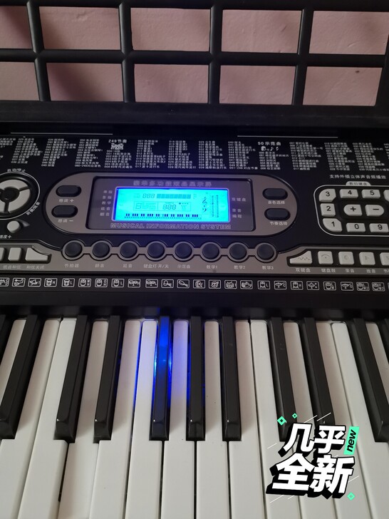 新韵电子琴XY229智能闪光版，带琴架，公...