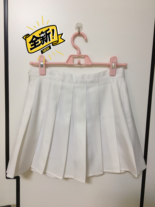 ［618降价］ 全新纯白百褶裙女夏短裙包邮