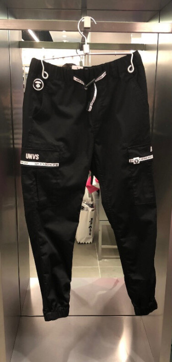 Aape 松紧工装裤子  正品