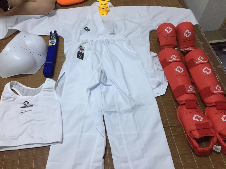 求购空手道护具全套护...