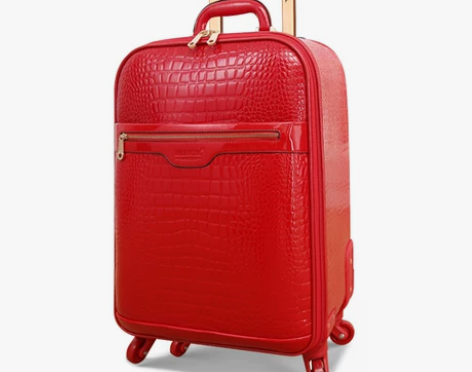 结婚箱子新娘陪嫁箱红色行李箱皮箱拉杆箱女万...