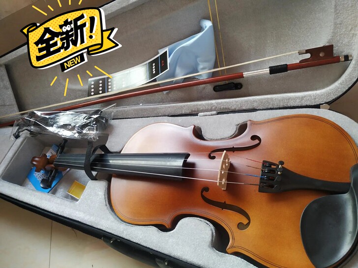 全新 琴行倒闭，实木小提琴原价1299，现...