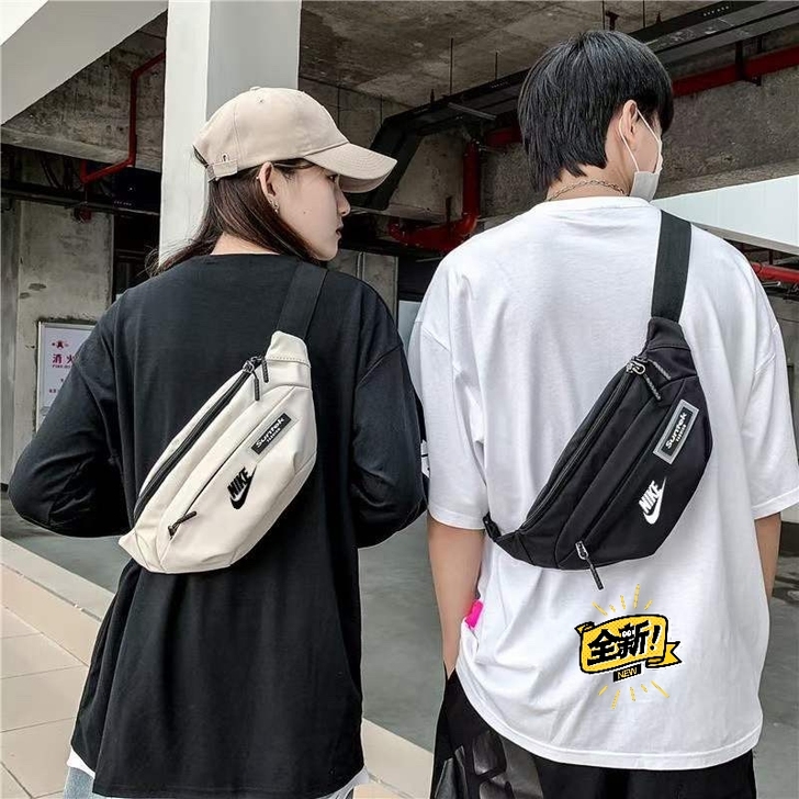 中国风新款国潮单肩包女百搭个性斜挎包男运动...