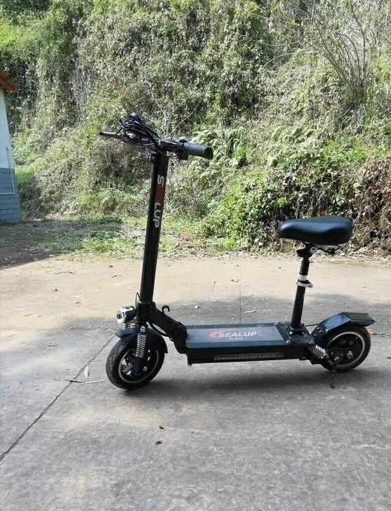 闲置转电动代步车折叠滑板踏板车迷你成年哈雷...