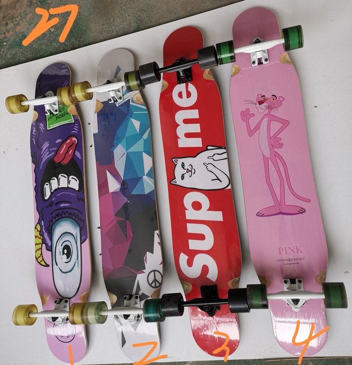 公路长板长板滑板舞板女款全新 包邮