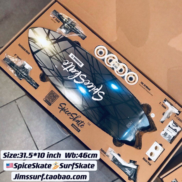 现货 美国陆地冲浪滑板SpiceSkate