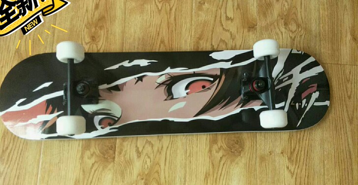 (全新白菜价)潮牌滑板女学生韩版初学者滑板...