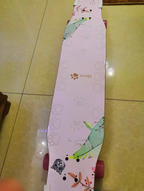 清仓Meow长板滑板喵板三代全新新款蓝喵2...