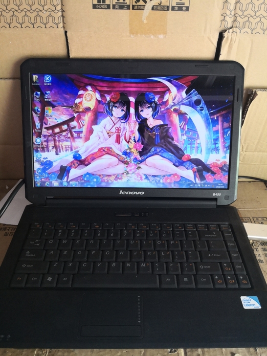 闲置笔记本电脑联想双核14寸led，功能都...